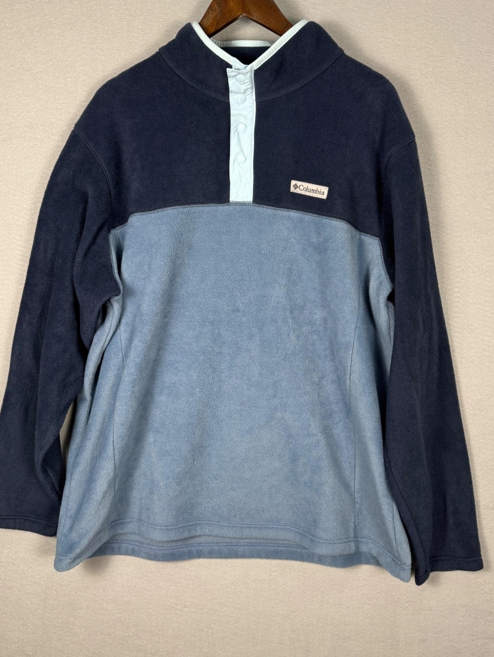 Columbia Steens Mountain Half Snap Fleece Men's XL Blue
